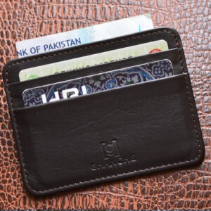 Vintage Sleek Wallet Charcoal Grey