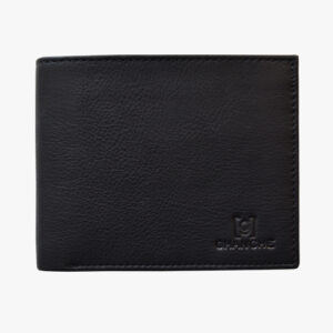 GHANCHE Trifold Leather Wallet (Mild Black) GH-TFL-01