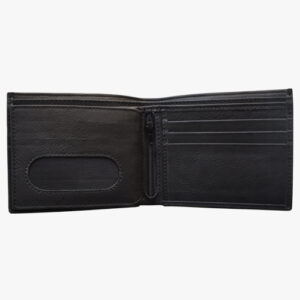 GHANCHE Trifold Leather Wallet (Mild Black) GH-TFL-01