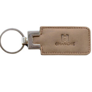 GHANCHE Leather Key Chain TD (Wood Brown) GH-KC-11