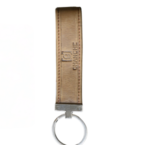 GHANCHE Leather Key Chain ARK (Wood Brown) GH-KC-01