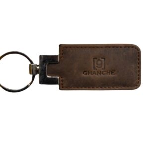 GHANCHE Leather Key Chain TD (Dark Brown) GH-KC-06